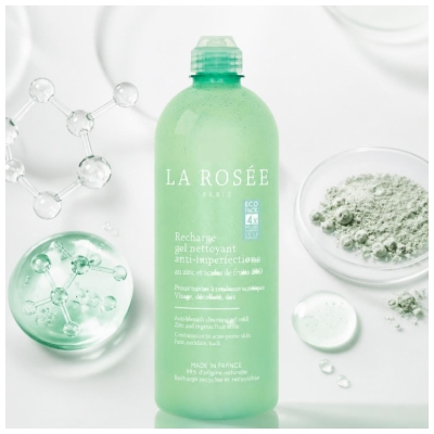 La Rosée Anti-Imperfections Rengöringsgel Påfyllning 400 ml