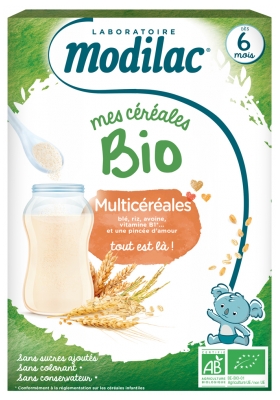 Modilac Mis Cereales Bio A partir de 6 Meses Multicereales 250 g