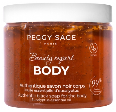 Peggy Sage Beauty Expert Body Authentique Savon Noir Corps 190 g