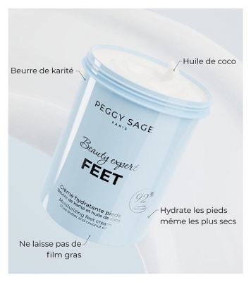 Peggy Sage Beauty Expert Feet Crème Hydratante Pieds 270 ml