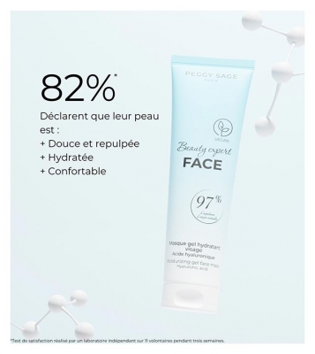 Peggy Sage Beauty Expert Face Masque Gel Hydratant 100 ml