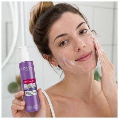 L'Oréal Paris Revitalift Mitrinošs un Izlīdzinošs Tīrīšanas Līdzeklis 150 ml