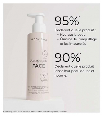 Peggy Sage Beauty Expert Face Lait Démaquillant Onctueux 200 ml