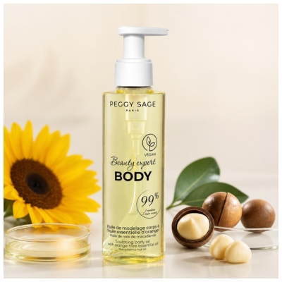 Peggy Sage Beauty Expert Body Masažno olje za telo 200 ml