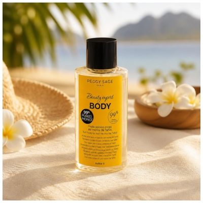 Peggy Sage Beauty Expert Body Saulės aliejus Kūnui Monoï de Tahiti 100 ml