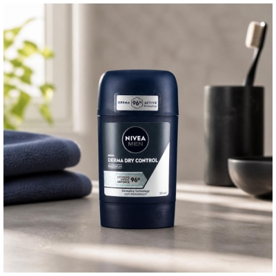 Nivea Men Derma Dry Control Antiperspirant Deodorant 96H 50 ml