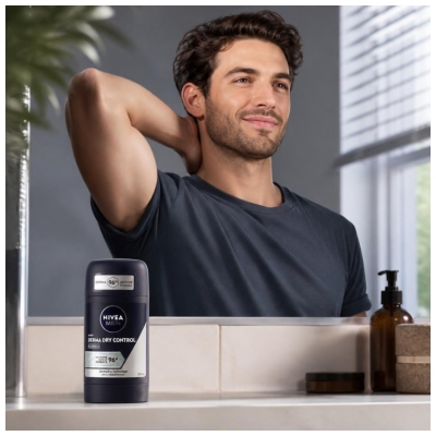 Nivea Men Derma Dry Control Antiperspirant Deodorant 96H 50 ml
