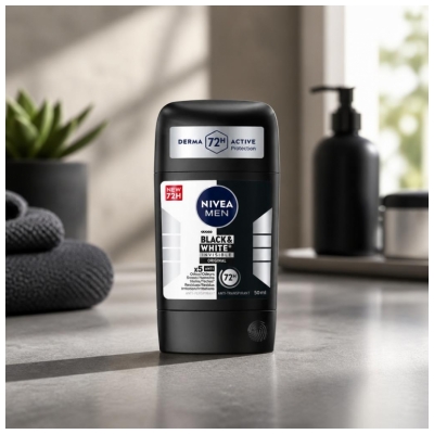 Antiperspirant Nivea Men Black & White Invisible 72H 50 ml