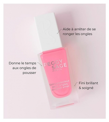 Peggy Sage Nail Care Soin Protecteur Ongles Goût Amer 11 ml