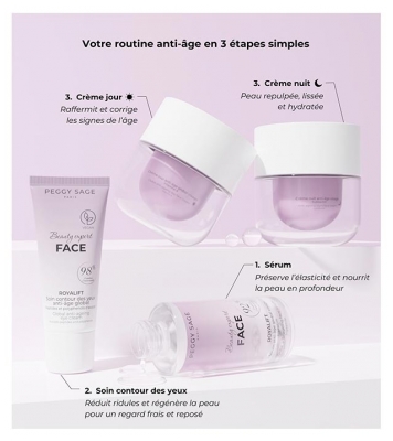 Peggy Sage Beauty Expert Face Royalift Crème Nuit Anti-Âge 50 ml