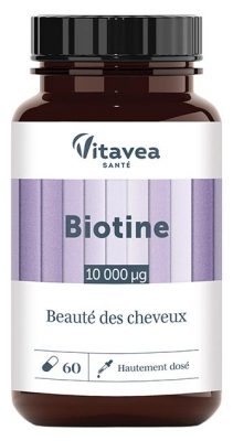 Vitavea Biotinas 10 000 µg 60 Kapsulės