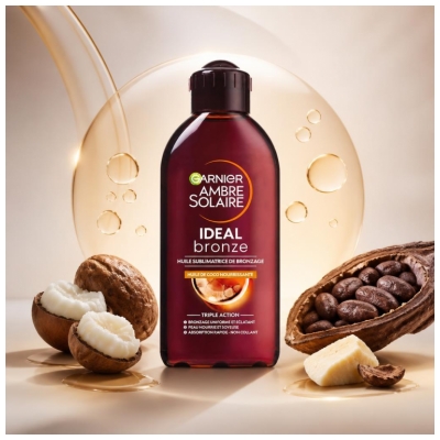 Garnier Ambre Solaire Ideal Bronze Huile Sublimatrice de Bronzage 200 ml