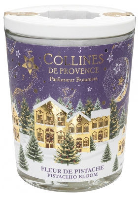 Collines de Provence Candela di Natale 180 g - Profumo: Fiore di pistacchio