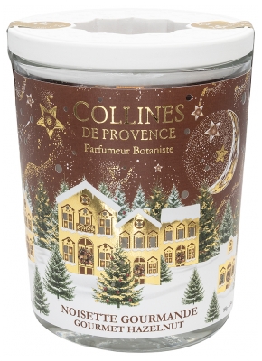 Collines de Provence Bougie de Noël 180 g - Senteur : Noisette Gourmande