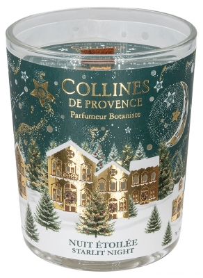 Collines de Provence Bougie de Noël 75 g - Senteur : Nuit Étoilée
