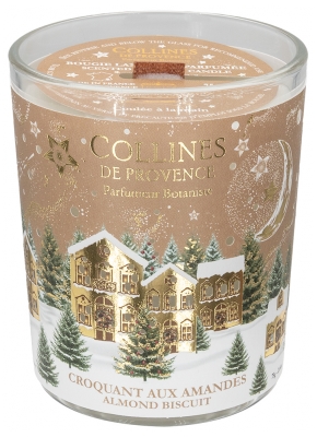 Collines de Provence Bougie de Noël 75 g - Senteur : Croquant aux Amandes