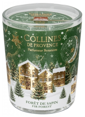 Collines de Provence Bougie de Noël 75 g - Senteur : Forêt de Sapin