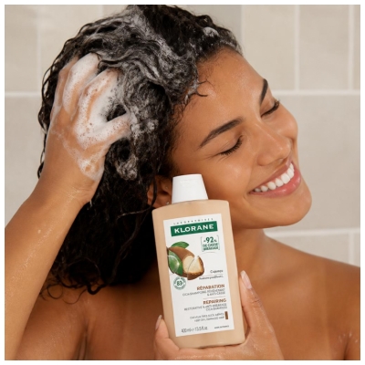 Klorane Reparação Cica-Shampoo Regenerador & Anti-Quebra com Cupuaçu 400 ml