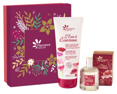 Fleurance Nature L'Eau de Coursiana Eau de Toilette Bio 50 ml + Gel Douche Parfumé Bio 200 ml