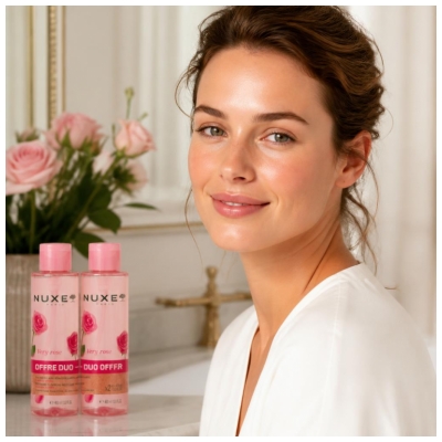Nuxe Very rose Apă Micelară Calmanta 3în1 Set de 2 x 400 ml