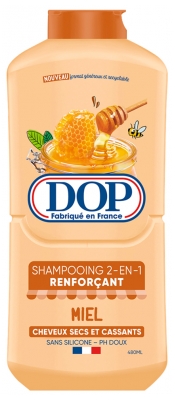 Dop Shampoing 2en1 Renforçant Miel Cheveux Secs et Cassants 480 ml