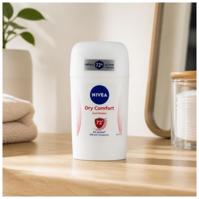 Deodorant proti potenju Nivea Dry Comfort Dual Protect 72H 50 ml