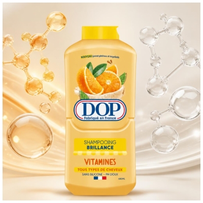 Dop Glans Shampoo Vitaminer Alle Hårtyper 480 ml