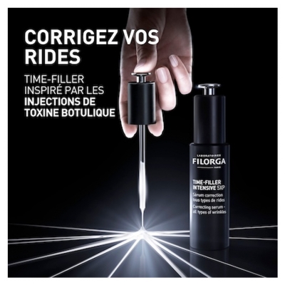 Filorga TIME-FILLER INTENSIVE 5XP Sérum Correction Tous Types de Rides 30 ml + TIME-FILLER 5XP Crème Correction pour Tous Types de Rides 15 ml Offert
