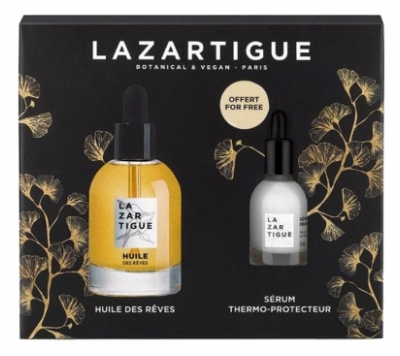 Lazartigue Sen Oil Vyživující Suchý Olej 50 ml + Sérum Výjimečné Termoochranné 10 ml Zdarma