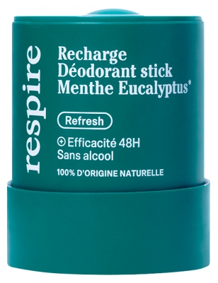 Respire Dezodorantas Pieštukas Mėta Eukaliptas Papildas Ekologiškas 50 g