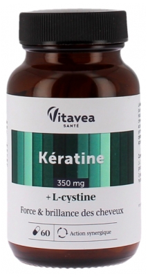 Vitavea Queratina 350 mg 60 Cápsulas