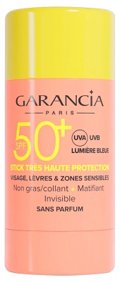 Garancia Stick Visage, Lèvres et Zones Sensibles SPF50+ 15 g