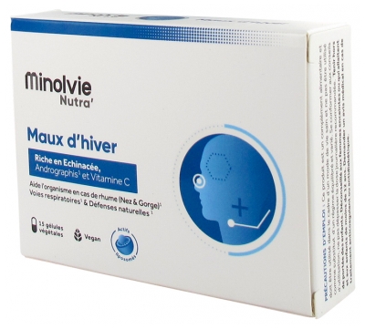 Minolvie Nutra Ziemas Sūdzības 15 Kapsulas