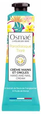 Osmaé Crème Mains et Ongles Paradisiaque Tiaré 30 ml