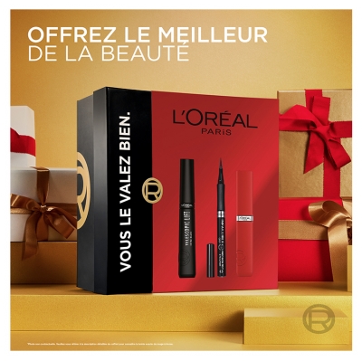 L'Oréal Paris Coffret Telescopic Lift 10 ml + Infaillible Grip Liner 1 g + Infaillible Matte Resistance 420 Rouge Paris 5 ml