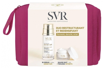 SVR Densitium Bi-Sérum 2 x 15 ml + Baume Nuit Réparation Globale 15 ml + Trousse Offerts