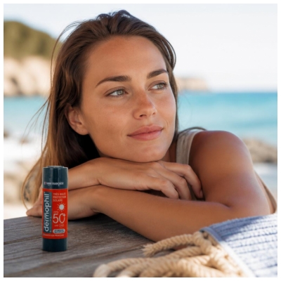 Dermophil Indien Solaire Stick Lèvres SPF50 4 g