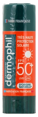 Dermophil Indien Solaire Stick Lèvres SPF50 4 g