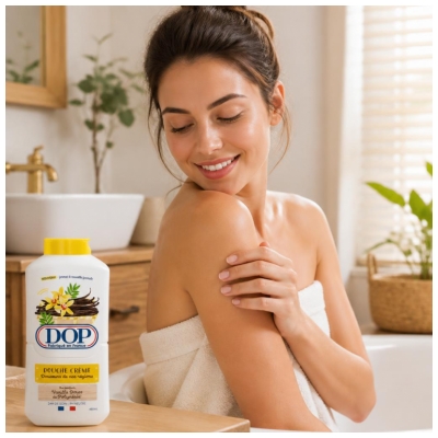 Dop Douceurs de Nos Régions Duschcreme Süße Vanille aus Polynésie 480 ml
