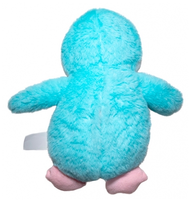 Min Lille Varmepude med Aftageligt Betræk Pinguin Blå