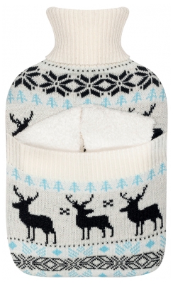 Plic Care Bouillotte avec Housse Cerfs 2 L + Chaussettes