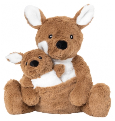 Plic Care Peluche Chaud/Froid Jumpie le Kangourou et son Bébé