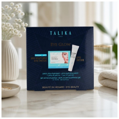 Talika Eye Detox Gel Mørke Rande & Poser 10 ml + Talika Bio Enzymes Eye Patch Ultra-Fugtgivende 1 Par Gratis