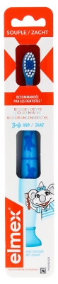 Elmex Brosse à Dents Souple Enfants 3-6 Ans - Couleur : Bleu Foncé