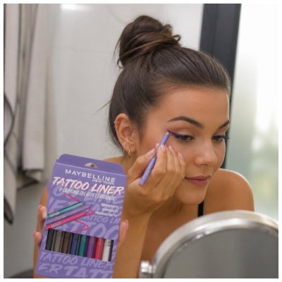 Maybelline New York Tattoo Liner EyeLiner Set 8 Teroitettavaa Geelikynää