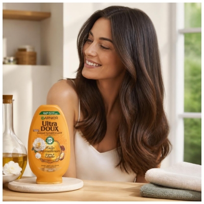 Garnier Ultra Blødgørende Nærende Balsam til Tørt og Mat Hår 360 ml
