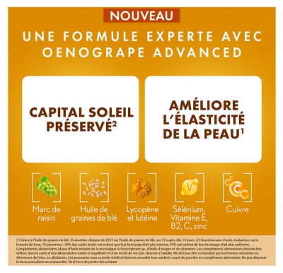 Oenobiol Sun Expert Préparateur Solaire 3en1 Lot de 2 x 30 Capsules Végétales