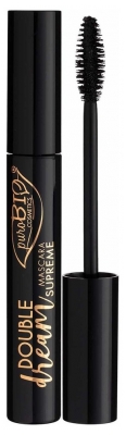 PuroBIO Cosmetics Črna maskara Double Dream Supreme Črna 11 ml