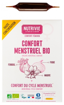 Nutrivie Confort Menstruel Bio 20 Ampoules