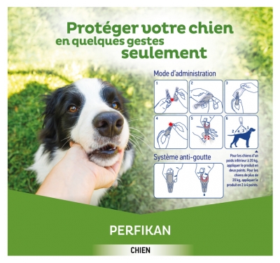 Clément Thékan Perfikan 67 mg/600 mg Petits Chiens 4 Pipettes